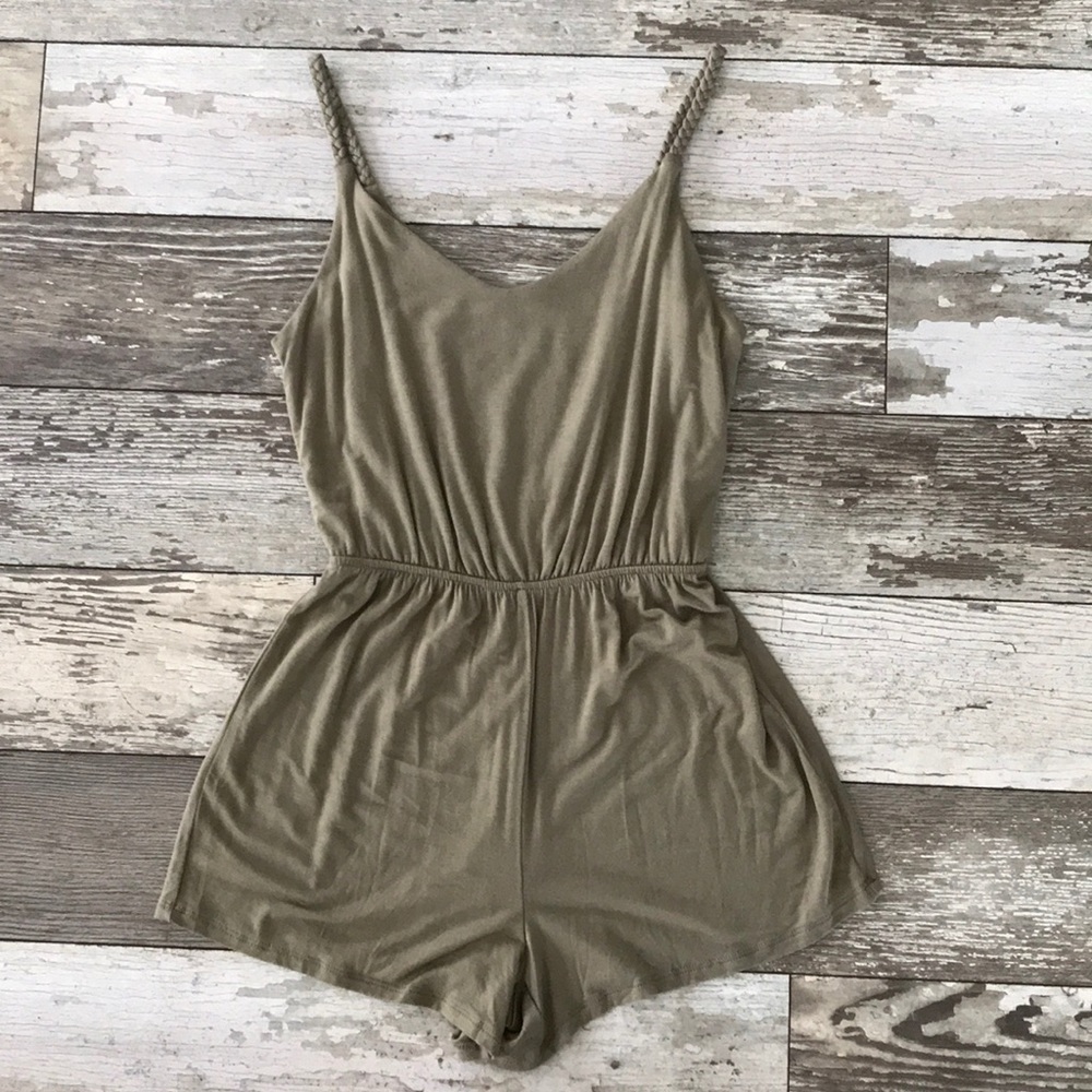Olive Green Romper